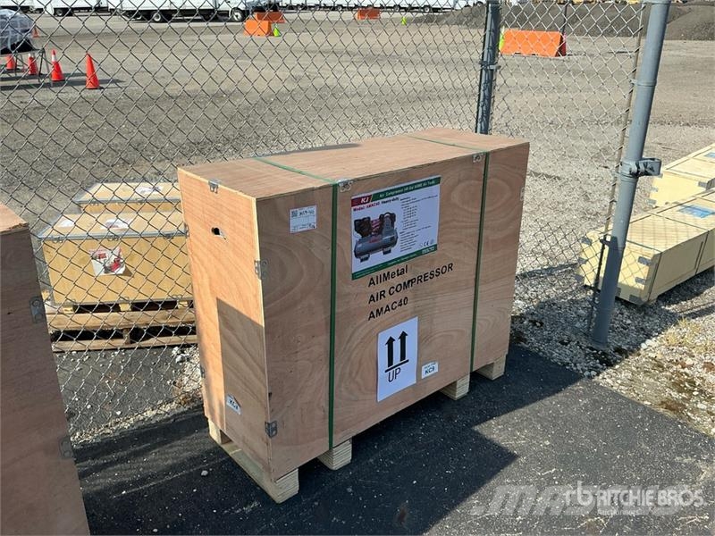 KJ AMAC40 14.5 cfm Skid-Mounted 40 gal Air Compressor Compresoras