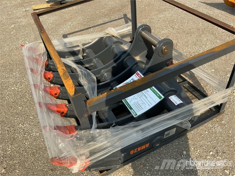 KJ AMK20 65 in Excavator Rake - Fits Cat 320 / 17 - 2 مكابس وميبسات التبن