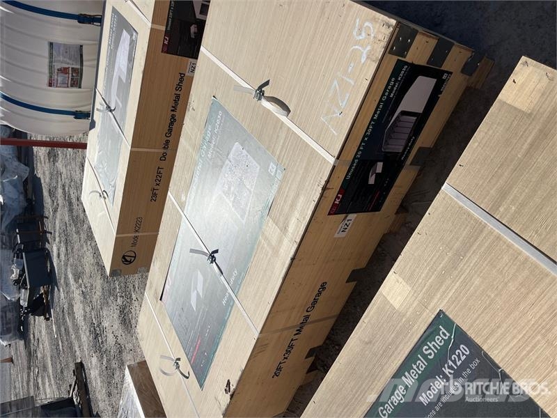 KJ K2030 Enclosed Carport (Unused) Стальные каркасные здания