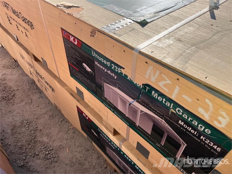 KJ K2346 Metal Garage Shed (Unused) Стальные каркасные здания