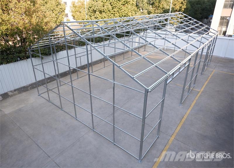 KJ K3156 31 ft x 56 ft Heavy Duty Metal Garage Storag Stålrammer
