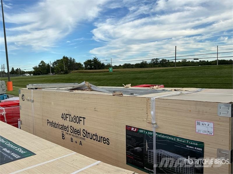 KJ K4080 80 ft x 40 ft Prefabricated Metal Frame (Unu 其他拖车