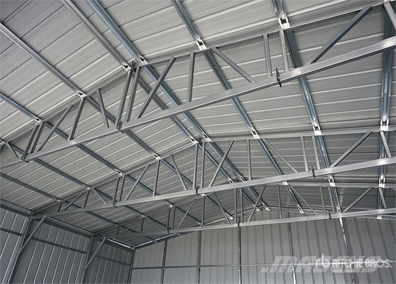 KJ K4225 25 ft x 42 ft Heavy Duty Metal Garage (Unuse その他トレーラー