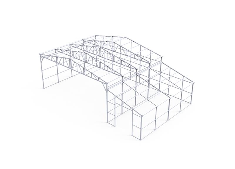 KJ K4225 25 ft x 42 ft Heavy Duty Metal Garage (Unuse その他トレーラー