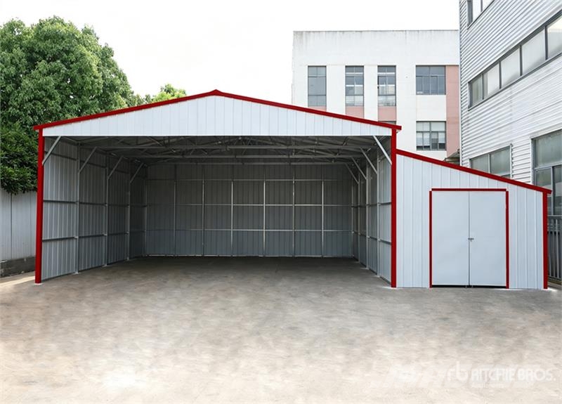 KJ K4225 25 ft x 42 ft Heavy Duty Metal Garage (Unuse その他トレーラー