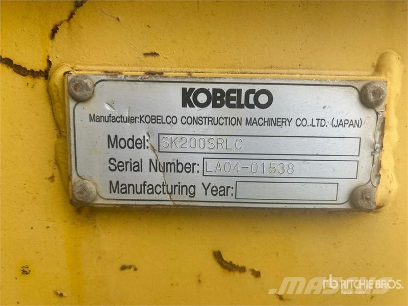 Kobelco SK200SRLC Tracked Excavator Bageri gusjeničari