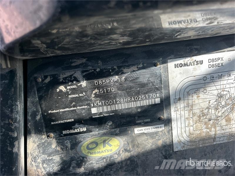 Komatsu D85PX-18 Crawler Dozer Гусеничные бульдозеры