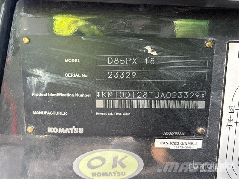 Komatsu D85PX-18 Crawler Dozer Buldožeri gusjeničari