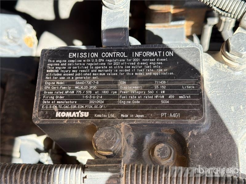 Komatsu PC1250-11 Tracked Excavator Roomikekskavaatorid