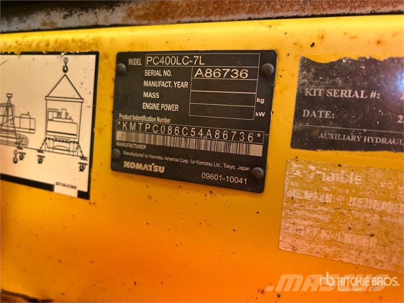 Komatsu PC400LC-7 Tracked Excavator Excavatoare pe șenile