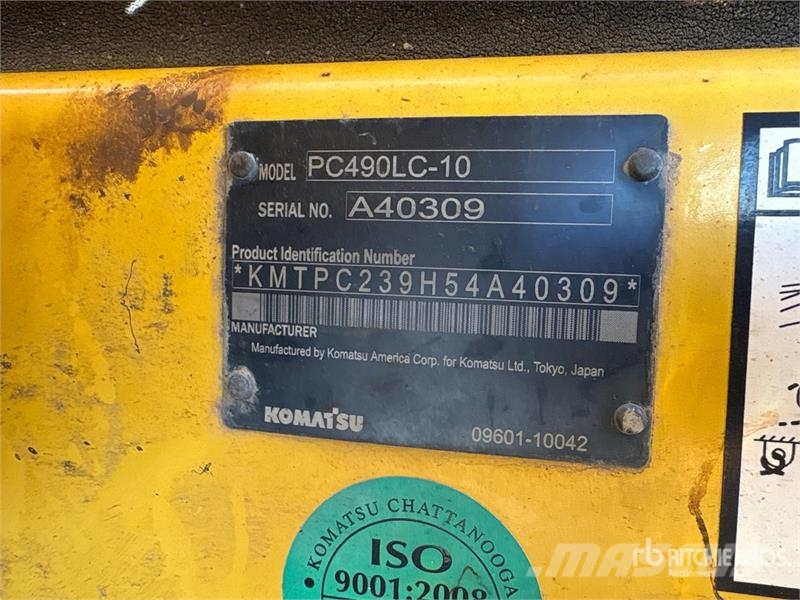 Komatsu PC490LC-10 Tracked Excavator Lánctalpas kotrók