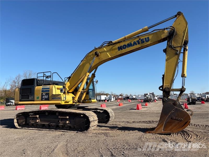 Komatsu PC490LC-10 Tracked Excavator Lánctalpas kotrók