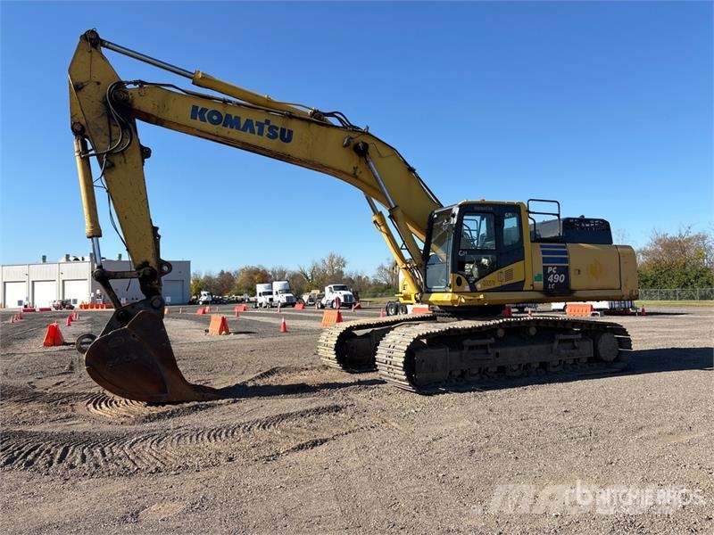 Komatsu PC490LC-10 Tracked Excavator Lánctalpas kotrók