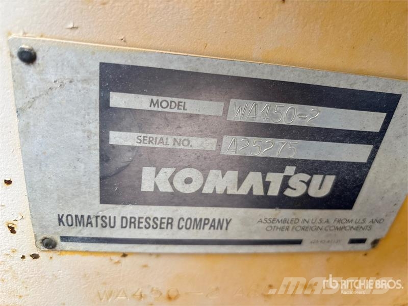 Komatsu WA450-2 Wheel Loader Hjullastare