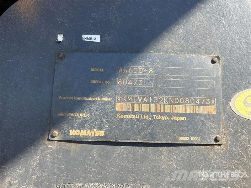 Komatsu WA600-8 Wheel Loader لوادر بعجل