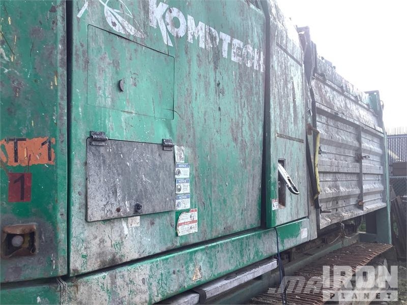 Komptech Terminator 6000S 100 ton/hr Tracked Shredder آلات تمزيق المخلفات