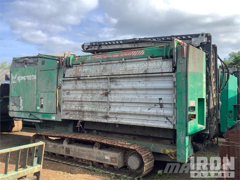 Komptech Terminator 6000S 100 ton/hr Tracked Shredder آلات تمزيق المخلفات
