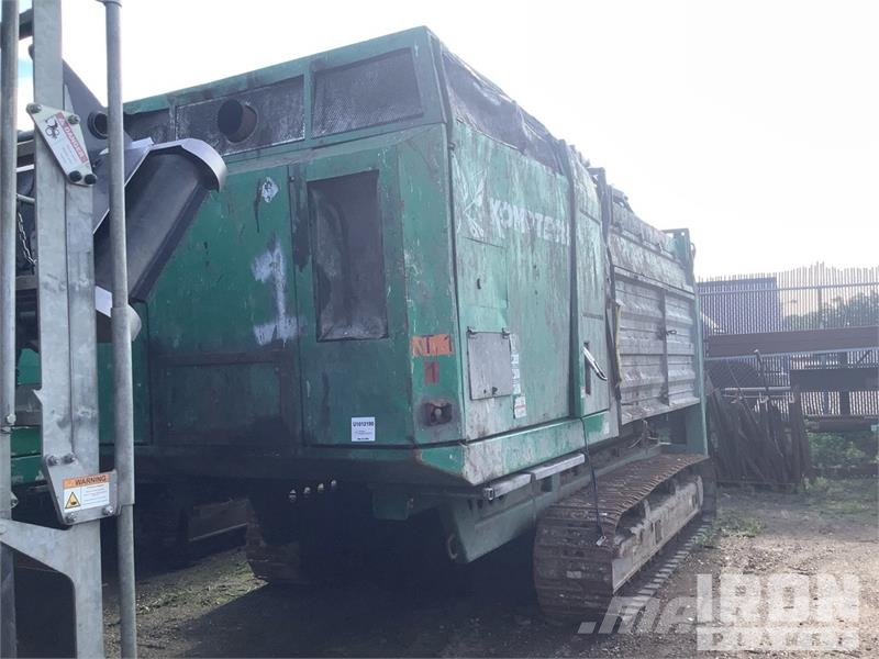 Komptech Terminator 6000S 100 ton/hr Tracked Shredder آلات تمزيق المخلفات