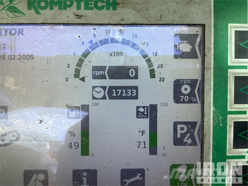 Komptech Terminator 6000S 100 ton/hr Tracked Shredder آلات تمزيق المخلفات