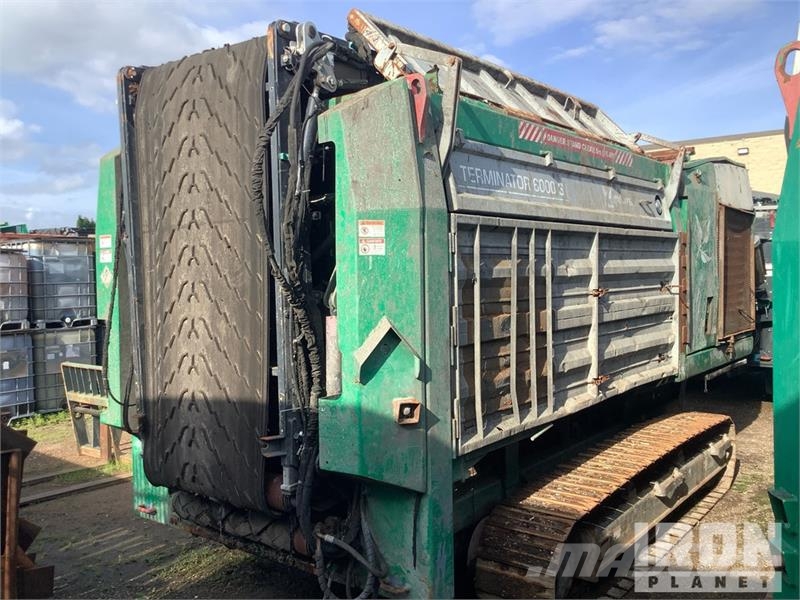 Komptech Terminator 6000S 100 ton/hr Tracked Shredder آلات تمزيق المخلفات