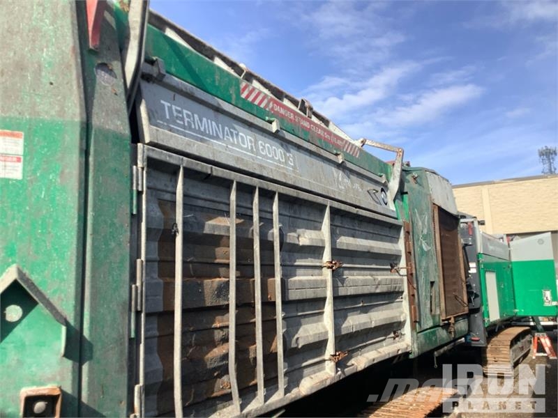 Komptech Terminator 6000S 100 ton/hr Tracked Shredder آلات تمزيق المخلفات