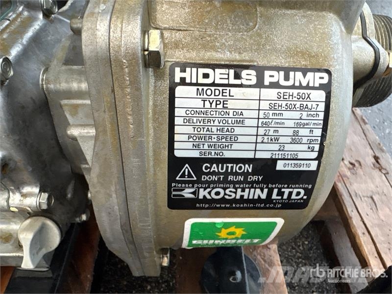 Koshin SHE-50X Water Pump Pompe à eau / Motopompe