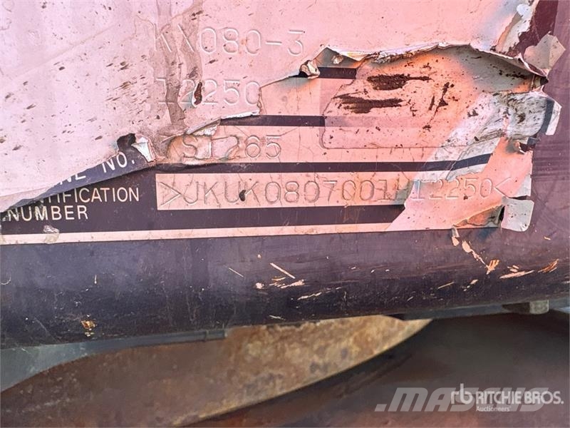 Kubota KX080-3 Tracked Excavator Kāpurķēžu ekskavatori