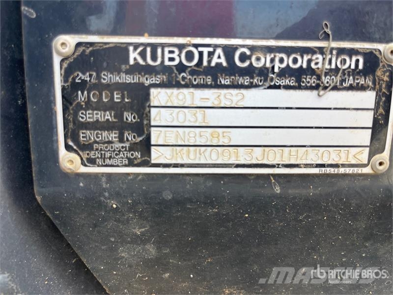 Kubota KX91-3S2 Мини-экскаваторы