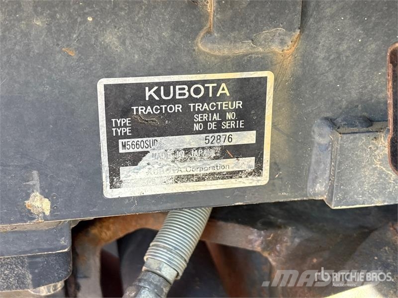 Kubota M5660SUD 4WD Utility Tractor Taajamatraktorit