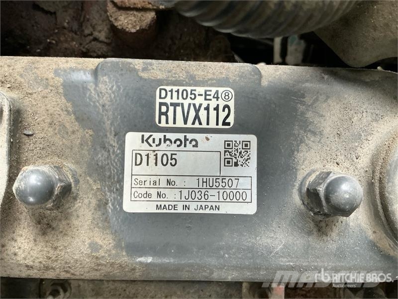 Kubota RTV-1140 4x4 Utility Vehicle Pomožni stroji