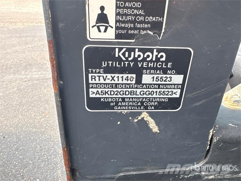 Kubota RTV-X1140 Χρηστικές μηχανές