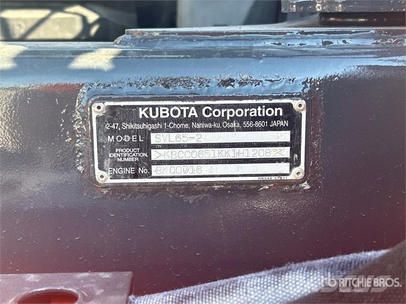 Kubota SVL65-2 Two-Speed Compact Track Loader لوادر انزلاقية التوجيه