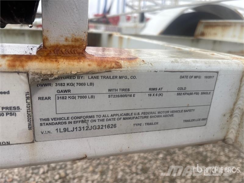 Lane Coil Tubing Reel Trailer Oprema za preradu