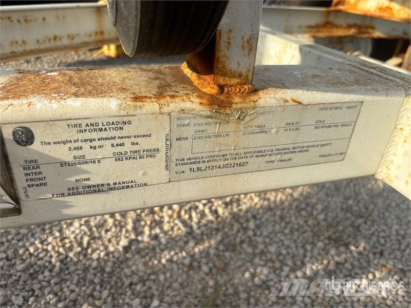 Lane Coil Tubing Reel Trailer Processing Equipment