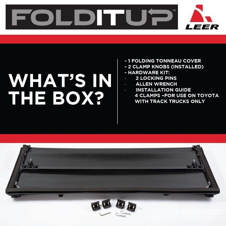  Leer FOLDITUP Soft Folding Tonneau Cover (Unused) Muut