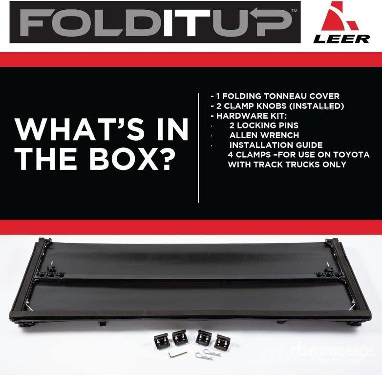  Leer FOLDITUP Soft Tri-Fold Truck Bed Tonneau Cove Muut