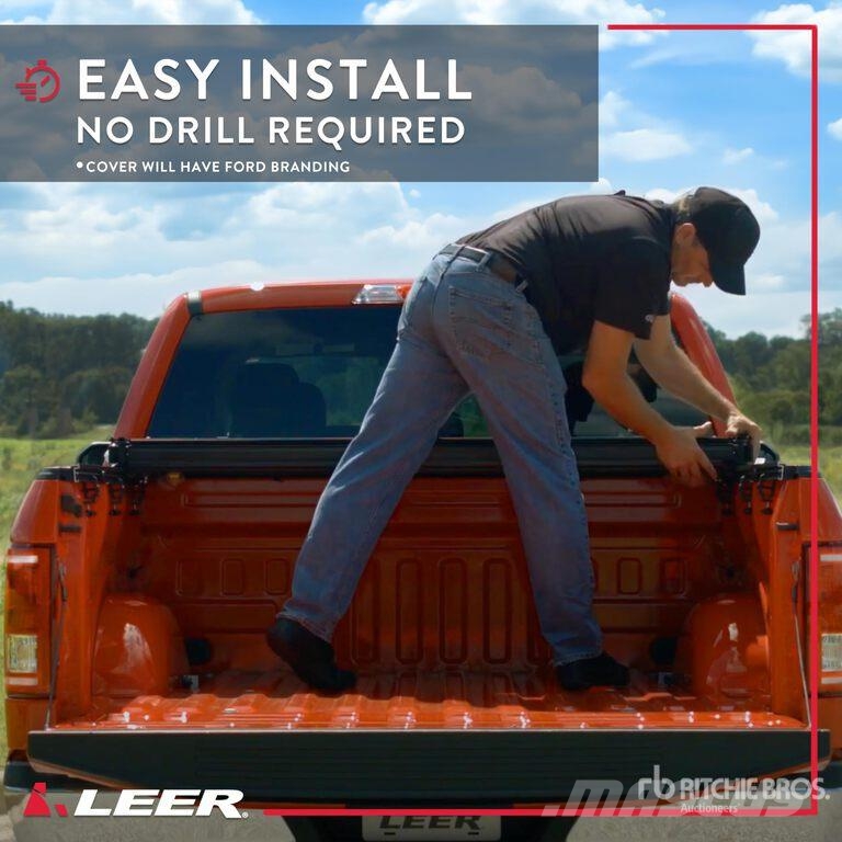 Leer HF650M Quad-Folding Truck Bed Tonneau Cover w Muut