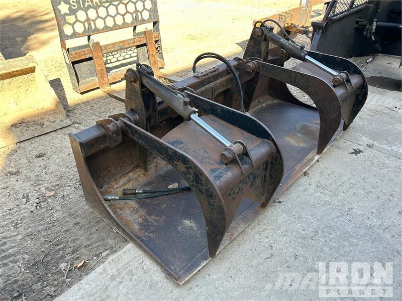 LF 78 in Skid Steer Grapple Bucket Pinzas