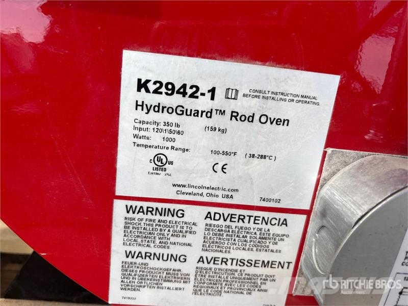 Lincoln Electric Electric Hydroguard Rod Oven Poljoprivreda – ostalo