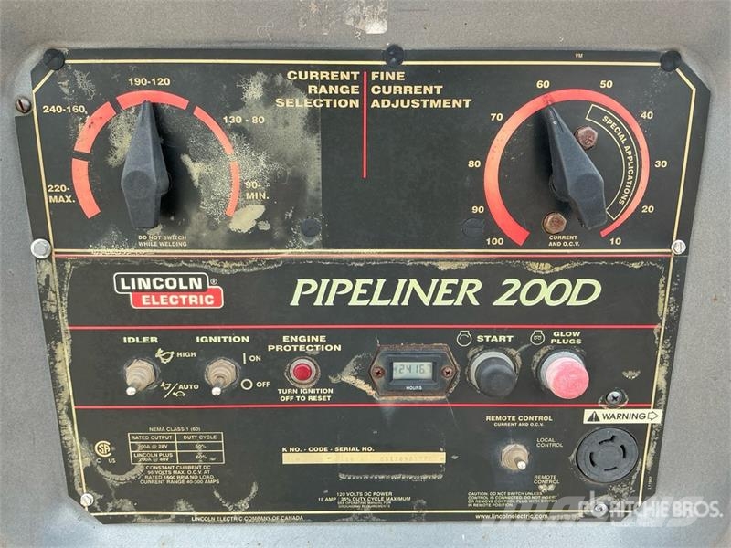Lincoln Electric Electric Pipeliner 200 300 A Stick Engine Svejsemaskiner