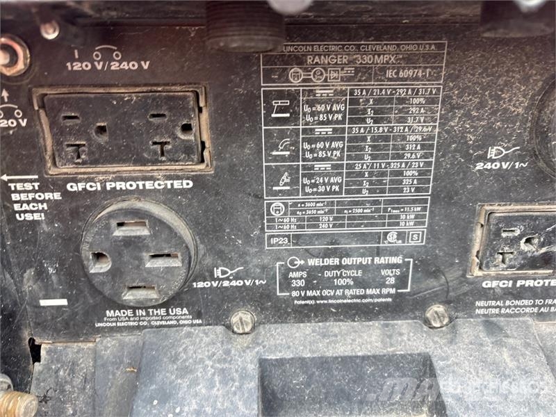 Lincoln Ranger 330MPX 330 A Skid-Mounted Multi-Process Eng Сварочные аппараты