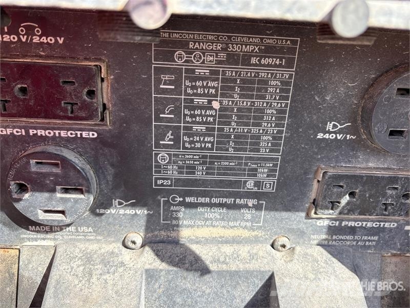 Lincoln Ranger 330MPX 330 A 3-in-1 Engine Driven Welder Svářecí stroje