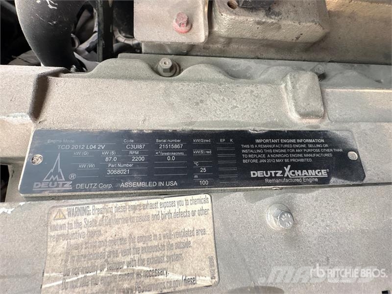 Linde H80D 16000 lb Pneumatic Tire Forklift Heftrucks overige