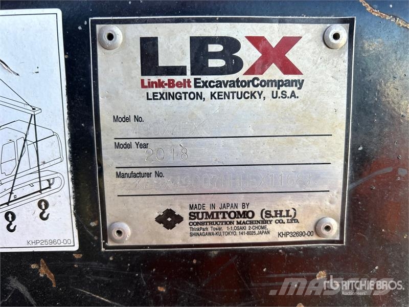 Link-Belt 490X4 Tracked Excavator Raupenbagger