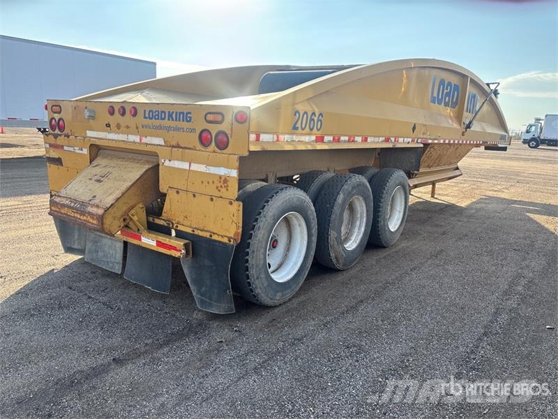 Load King 15 ft Tri/A Belly Dump Trailer ダンプトレーラー