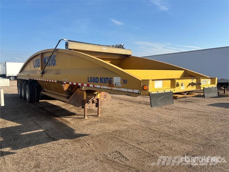 Load King 15 ft Tri/A Belly Dump Trailer ダンプトレーラー