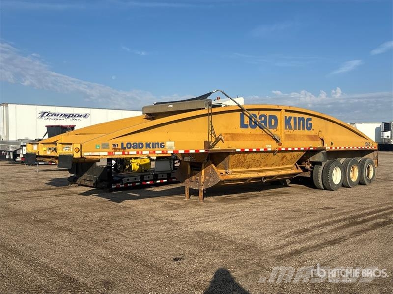 Load King 15 ft Tri/A Belly Dump Trailer ダンプトレーラー