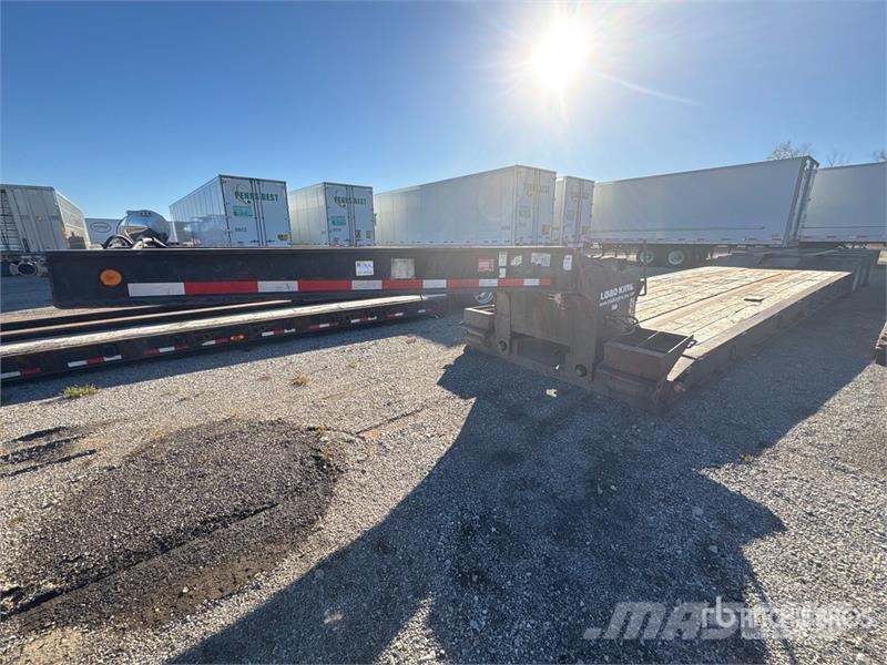 Load King 553SS 55 ton Tri/A Lowboy Trailer Pranchas / Carrega-tudo