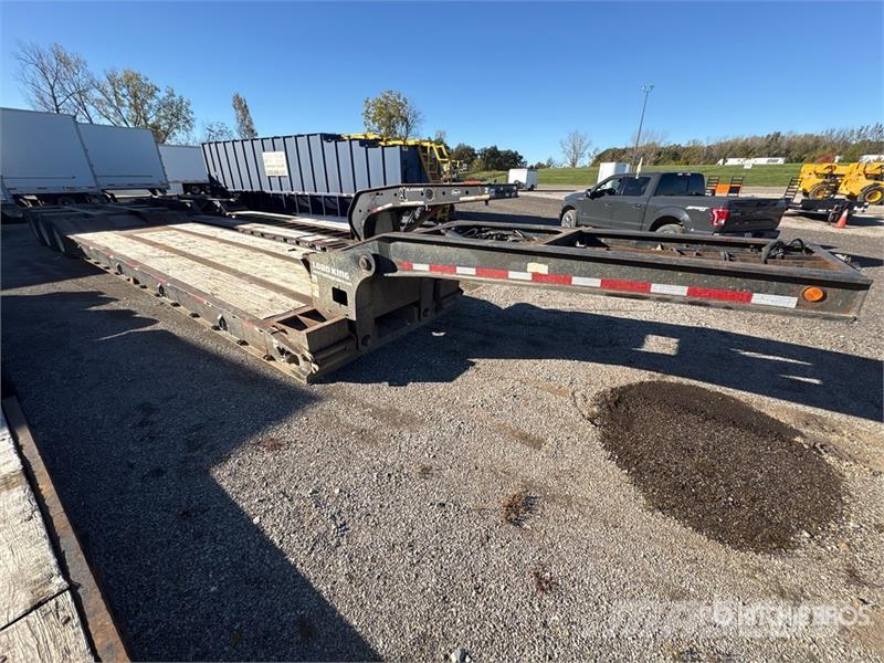 Load King 553SS 55 ton Tri/A Lowboy Trailer Pranchas / Carrega-tudo