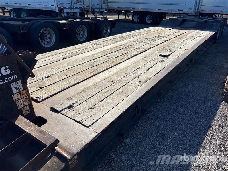 Load King 553SS 55 ton Tri/A Lowboy Trailer Pranchas / Carrega-tudo